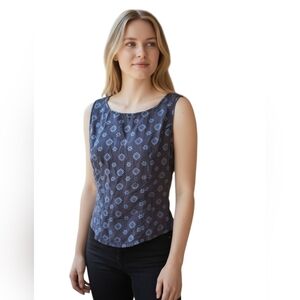 Kenny Z Silk Sleeveless Top. Size 8.